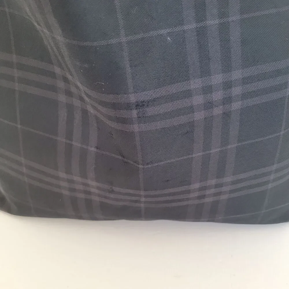 BURBERRY BLUE LABEL Tote Handbag Purse Bag Canvas Medium‎ Nova Check Black Pink